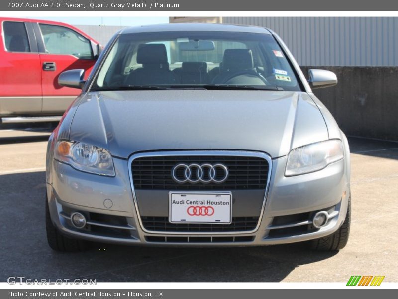 Quartz Gray Metallic / Platinum 2007 Audi A4 2.0T Sedan