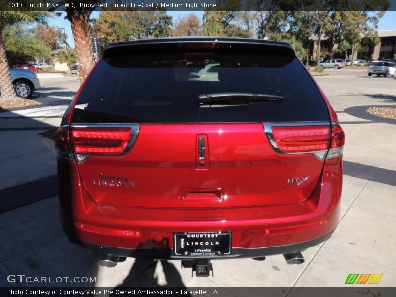 Ruby Red Tinted Tri-Coat / Medium Light Stone 2013 Lincoln MKX FWD