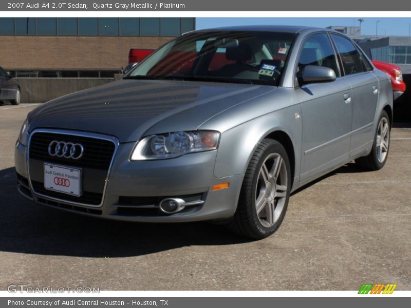 Quartz Gray Metallic / Platinum 2007 Audi A4 2.0T Sedan