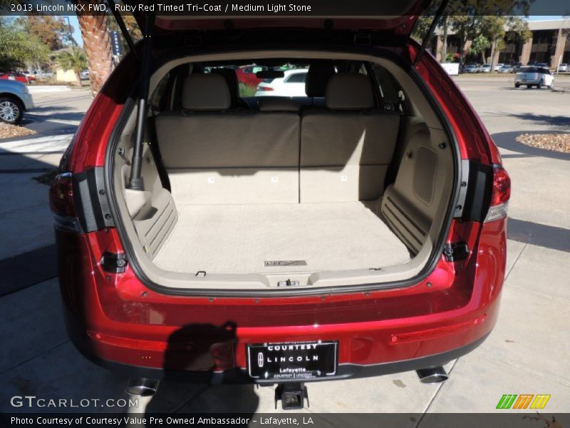 Ruby Red Tinted Tri-Coat / Medium Light Stone 2013 Lincoln MKX FWD