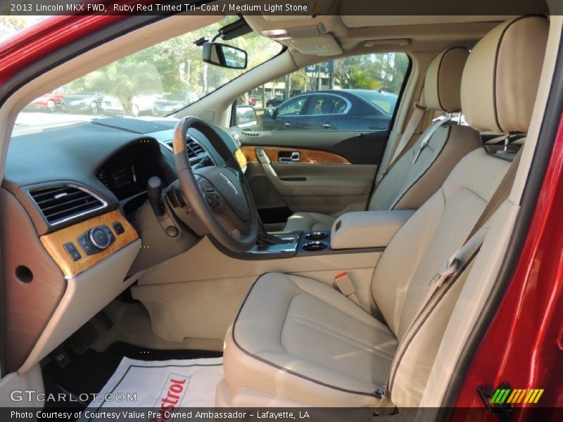Ruby Red Tinted Tri-Coat / Medium Light Stone 2013 Lincoln MKX FWD