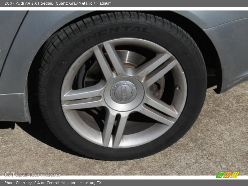 Quartz Gray Metallic / Platinum 2007 Audi A4 2.0T Sedan