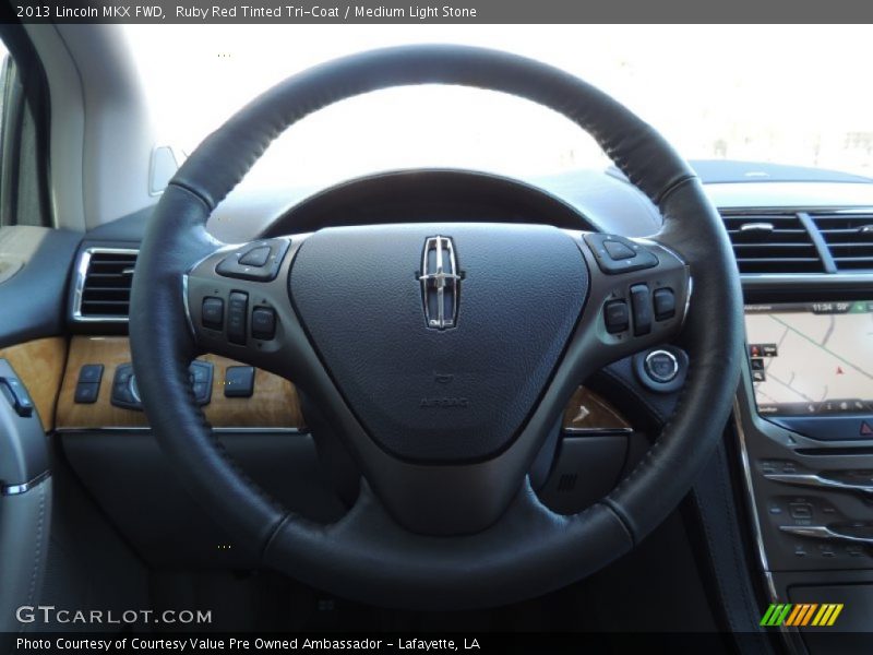 Ruby Red Tinted Tri-Coat / Medium Light Stone 2013 Lincoln MKX FWD