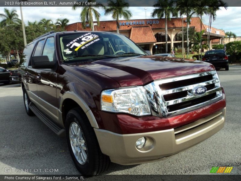 Autumn Red / Camel 2013 Ford Expedition EL XLT