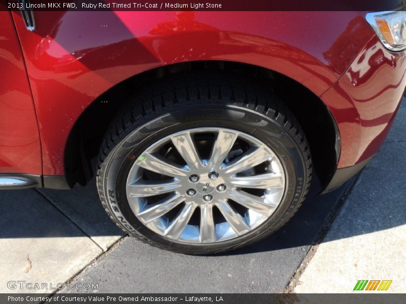 Ruby Red Tinted Tri-Coat / Medium Light Stone 2013 Lincoln MKX FWD