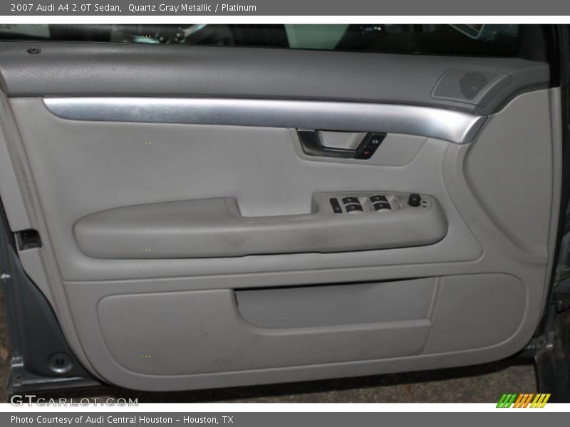 Quartz Gray Metallic / Platinum 2007 Audi A4 2.0T Sedan