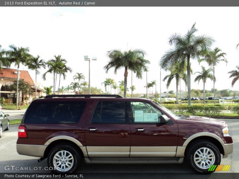Autumn Red / Camel 2013 Ford Expedition EL XLT