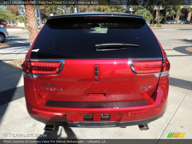 Ruby Red Tinted Tri-Coat / Charcoal Black 2013 Lincoln MKX FWD