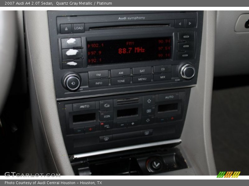Quartz Gray Metallic / Platinum 2007 Audi A4 2.0T Sedan