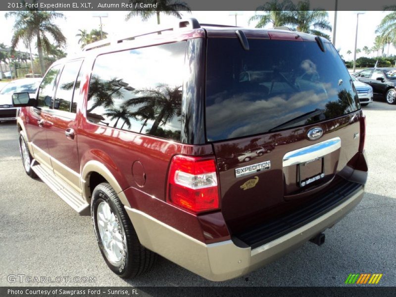 Autumn Red / Camel 2013 Ford Expedition EL XLT