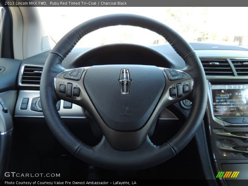 Ruby Red Tinted Tri-Coat / Charcoal Black 2013 Lincoln MKX FWD