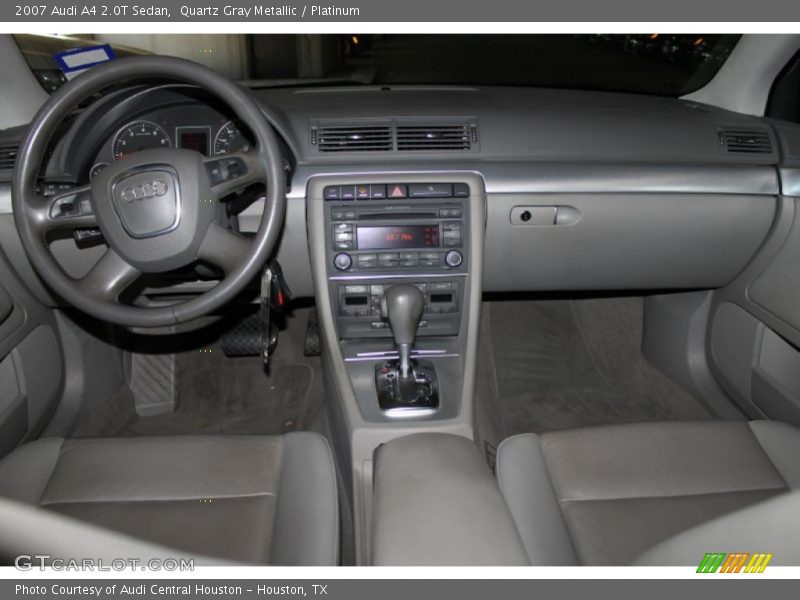 Quartz Gray Metallic / Platinum 2007 Audi A4 2.0T Sedan