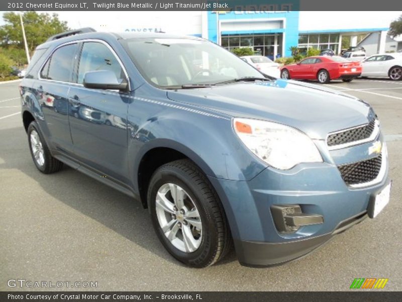 Twilight Blue Metallic / Light Titanium/Jet Black 2012 Chevrolet Equinox LT