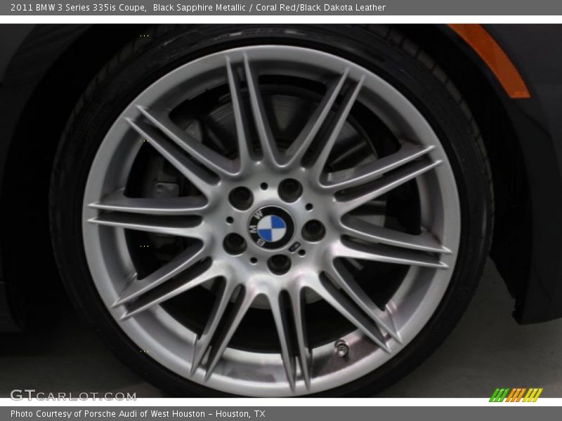 Black Sapphire Metallic / Coral Red/Black Dakota Leather 2011 BMW 3 Series 335is Coupe