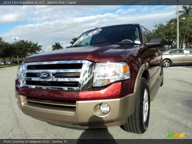 Autumn Red / Camel 2013 Ford Expedition EL XLT