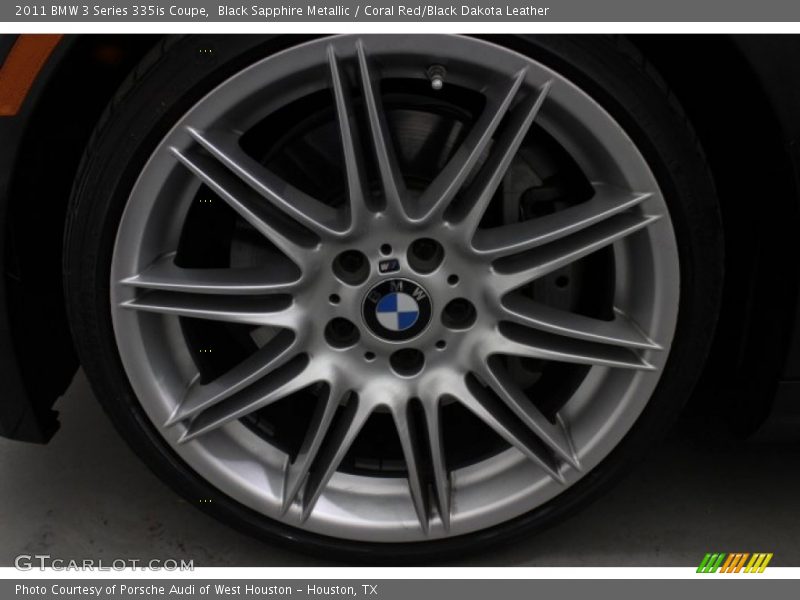 Black Sapphire Metallic / Coral Red/Black Dakota Leather 2011 BMW 3 Series 335is Coupe