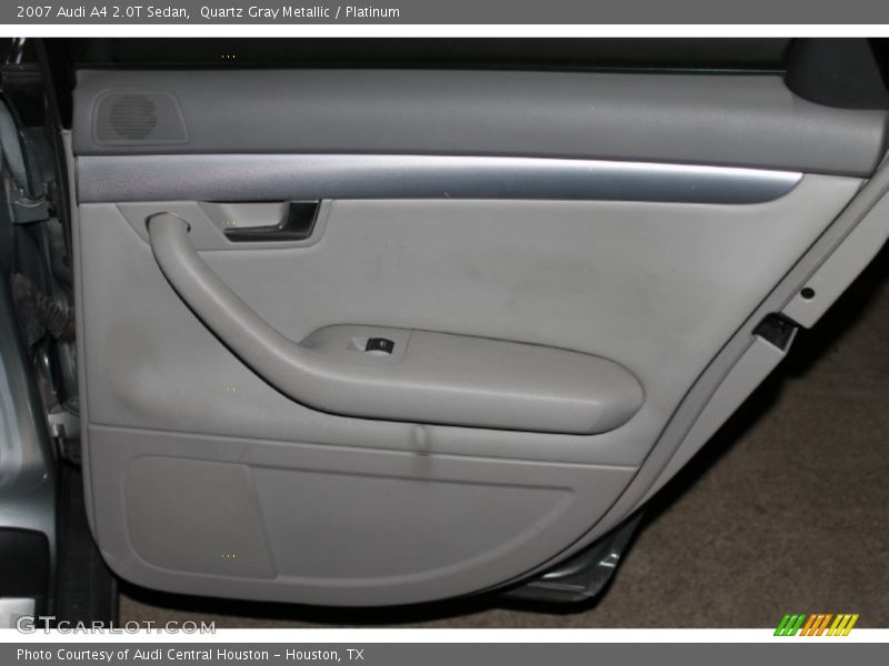 Quartz Gray Metallic / Platinum 2007 Audi A4 2.0T Sedan