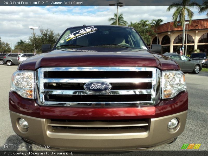 Autumn Red / Camel 2013 Ford Expedition EL XLT