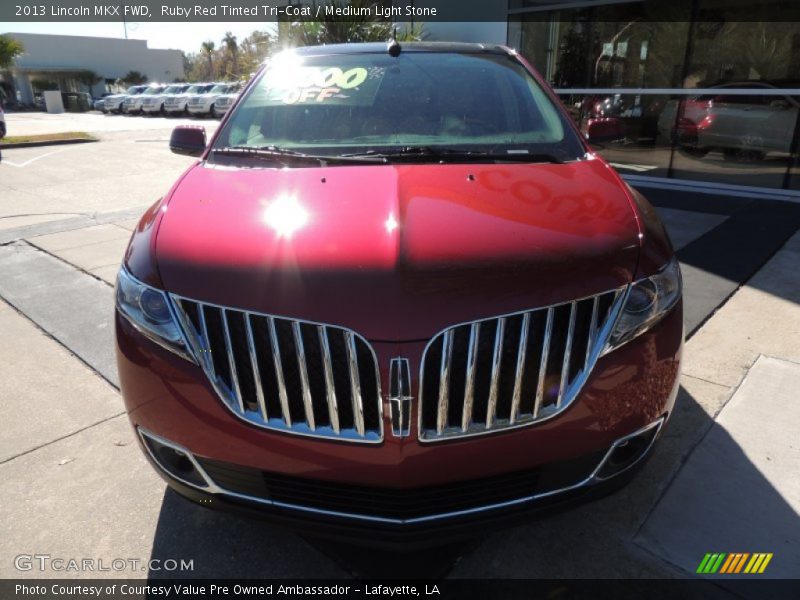 Ruby Red Tinted Tri-Coat / Medium Light Stone 2013 Lincoln MKX FWD