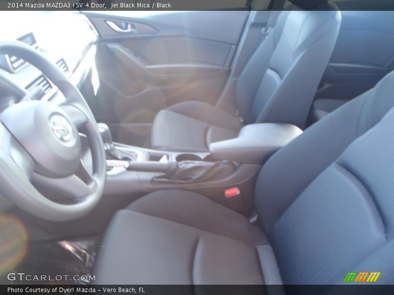 Jet Black Mica / Black 2014 Mazda MAZDA3 i SV 4 Door