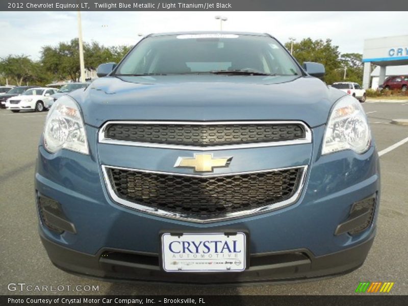 Twilight Blue Metallic / Light Titanium/Jet Black 2012 Chevrolet Equinox LT