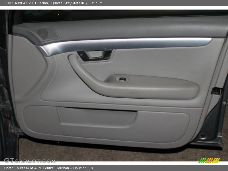 Quartz Gray Metallic / Platinum 2007 Audi A4 2.0T Sedan