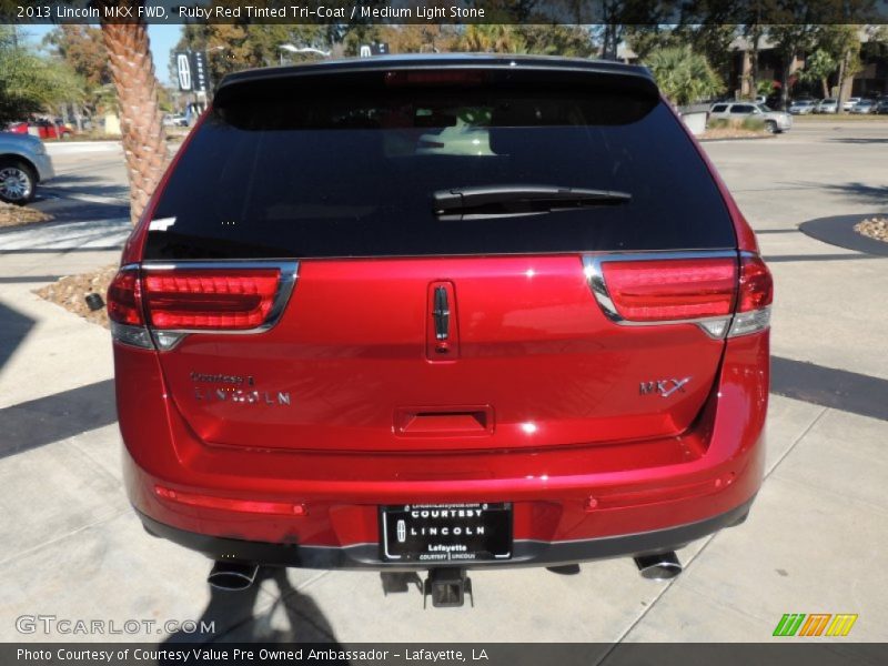 Ruby Red Tinted Tri-Coat / Medium Light Stone 2013 Lincoln MKX FWD