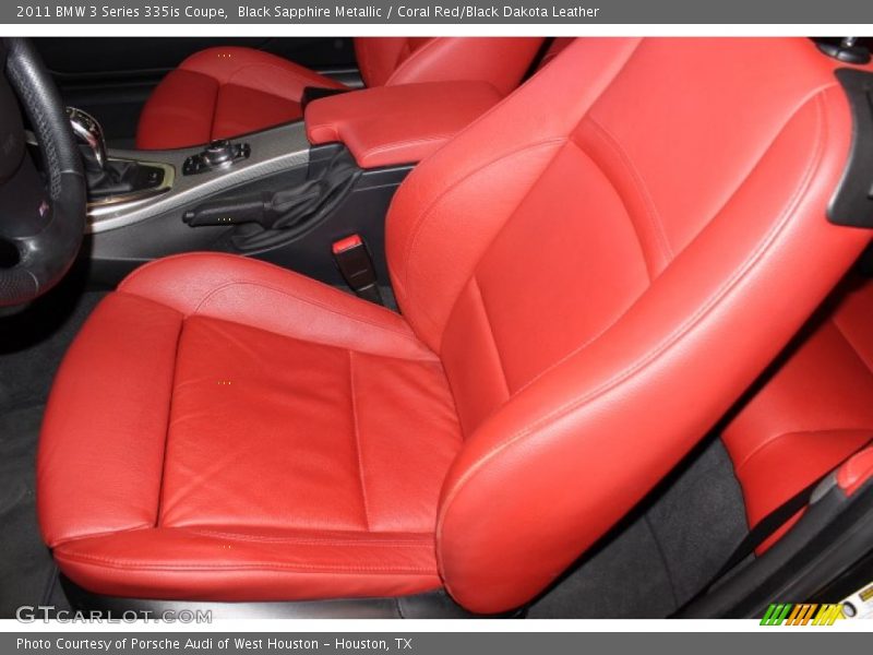 Front Seat of 2011 3 Series 335is Coupe