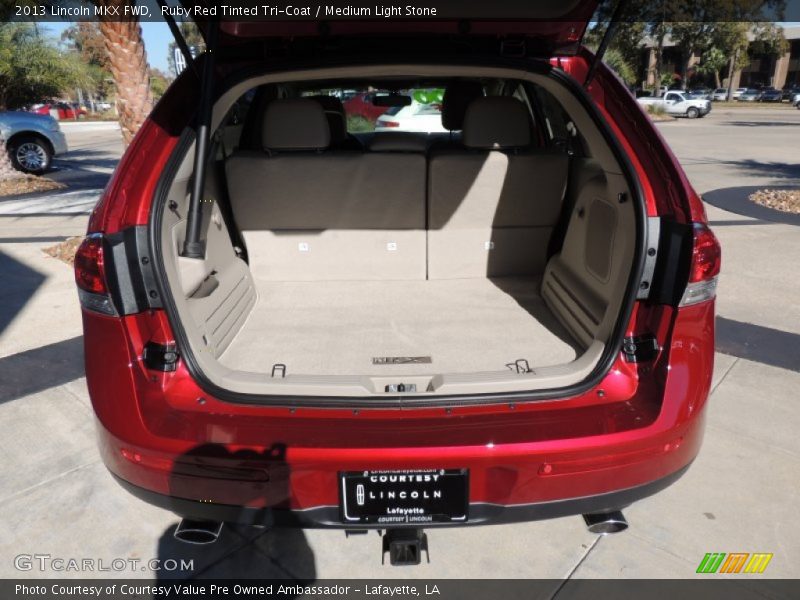 Ruby Red Tinted Tri-Coat / Medium Light Stone 2013 Lincoln MKX FWD