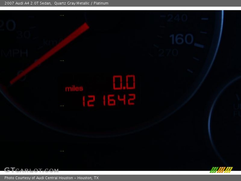 Quartz Gray Metallic / Platinum 2007 Audi A4 2.0T Sedan