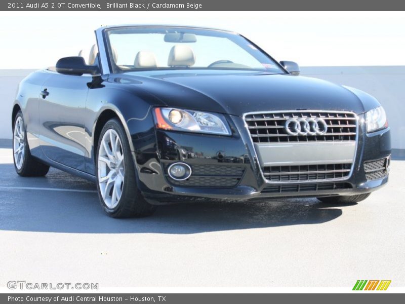 Brilliant Black / Cardamom Beige 2011 Audi A5 2.0T Convertible