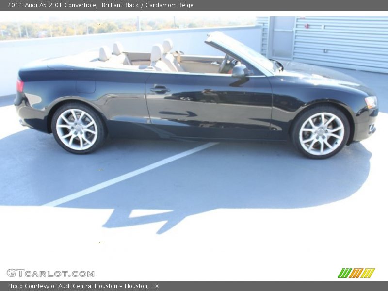 Brilliant Black / Cardamom Beige 2011 Audi A5 2.0T Convertible