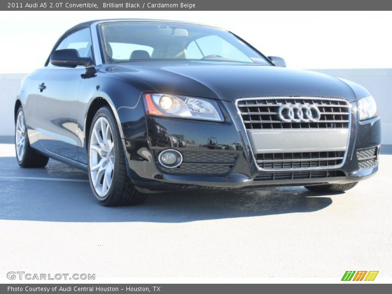 Brilliant Black / Cardamom Beige 2011 Audi A5 2.0T Convertible