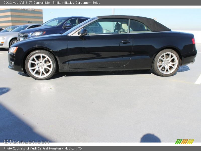 Brilliant Black / Cardamom Beige 2011 Audi A5 2.0T Convertible