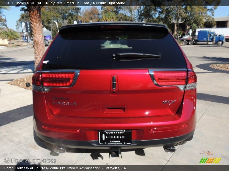 Ruby Red Tinted Tri-Coat / Medium Light Stone 2013 Lincoln MKX FWD