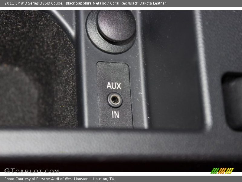 Black Sapphire Metallic / Coral Red/Black Dakota Leather 2011 BMW 3 Series 335is Coupe