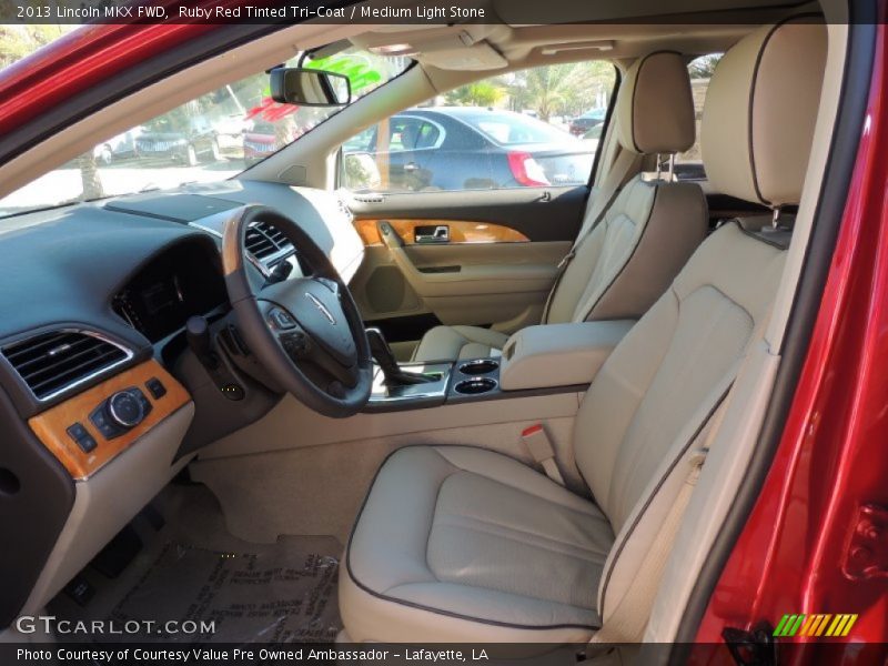 Ruby Red Tinted Tri-Coat / Medium Light Stone 2013 Lincoln MKX FWD
