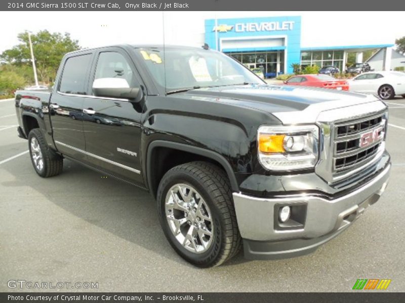 Onyx Black / Jet Black 2014 GMC Sierra 1500 SLT Crew Cab