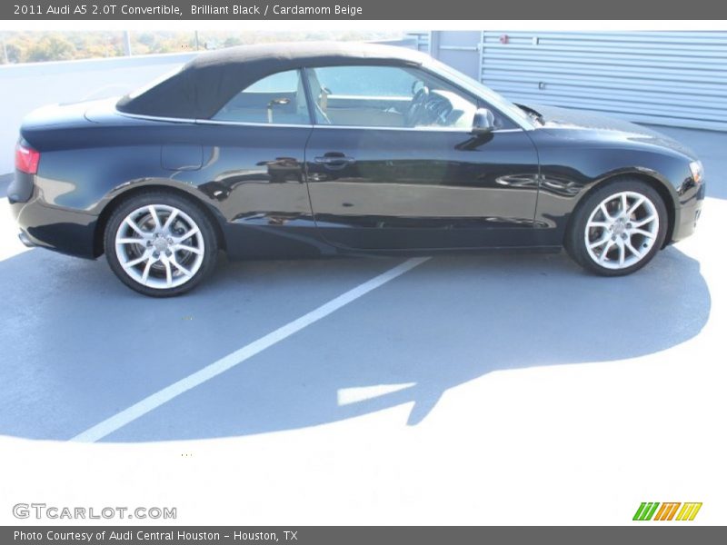 Brilliant Black / Cardamom Beige 2011 Audi A5 2.0T Convertible