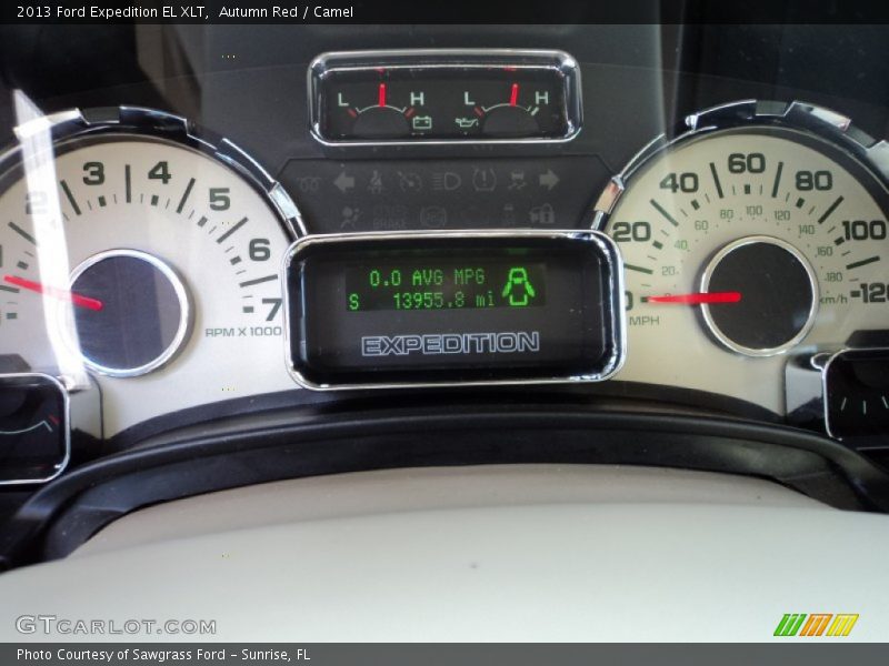 Autumn Red / Camel 2013 Ford Expedition EL XLT