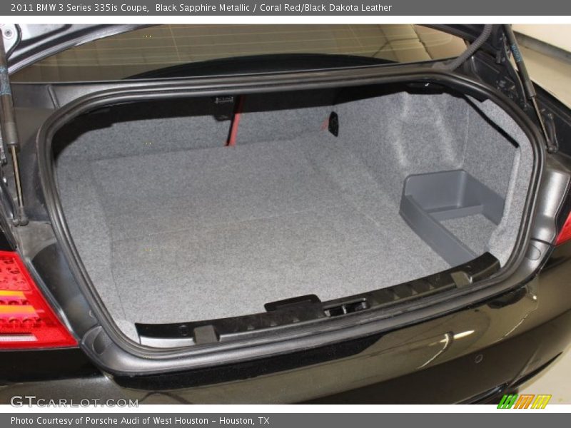 Black Sapphire Metallic / Coral Red/Black Dakota Leather 2011 BMW 3 Series 335is Coupe