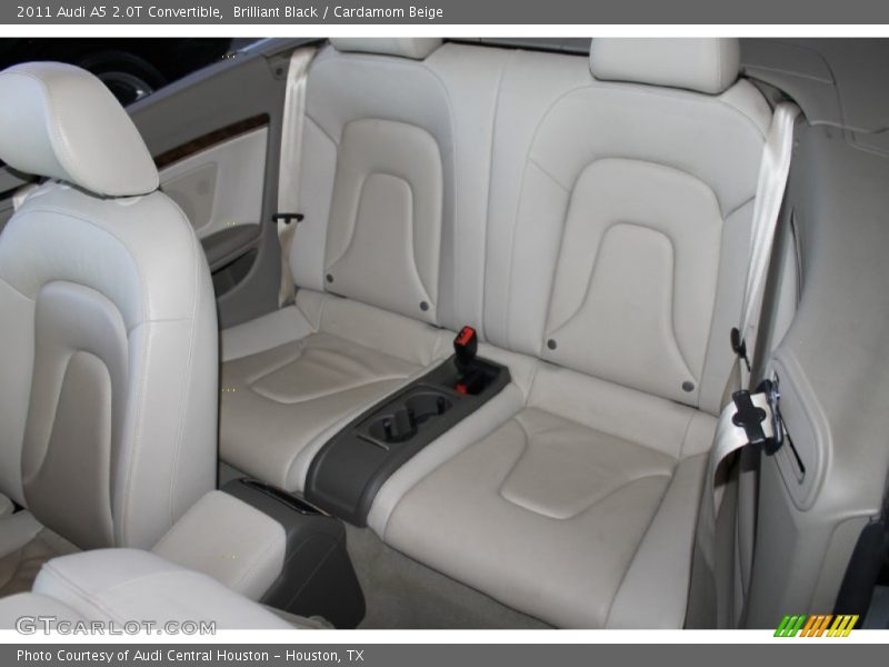 Rear Seat of 2011 A5 2.0T Convertible