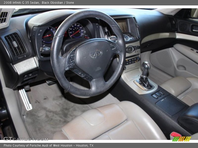 Black Obsidian / Stone 2008 Infiniti G 35 Sedan