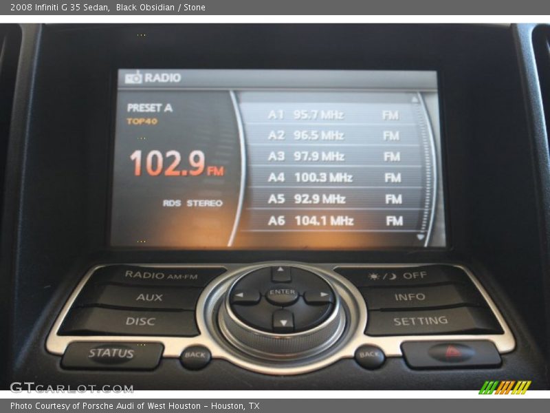 Black Obsidian / Stone 2008 Infiniti G 35 Sedan
