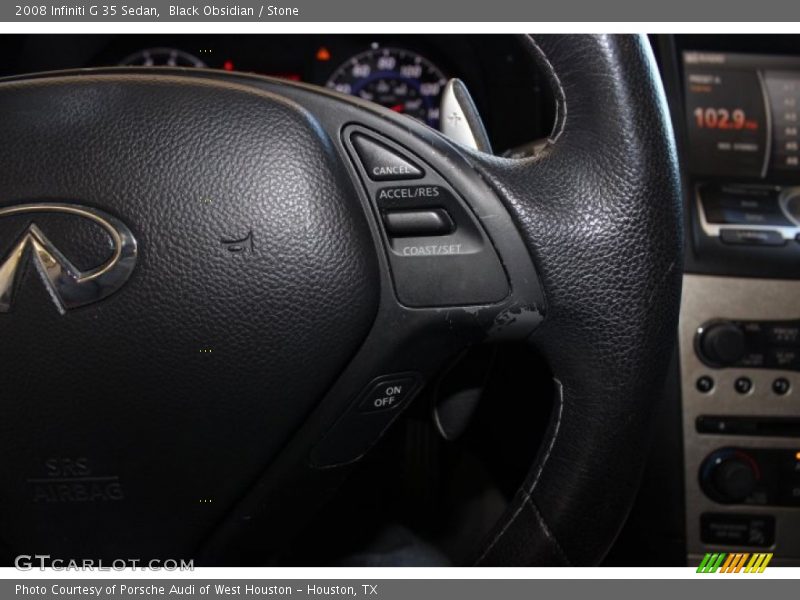 Black Obsidian / Stone 2008 Infiniti G 35 Sedan
