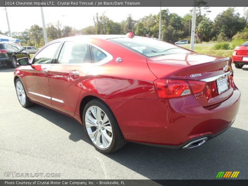 Crystal Red Tintcoat / Jet Black/Dark Titanium 2014 Chevrolet Impala LTZ