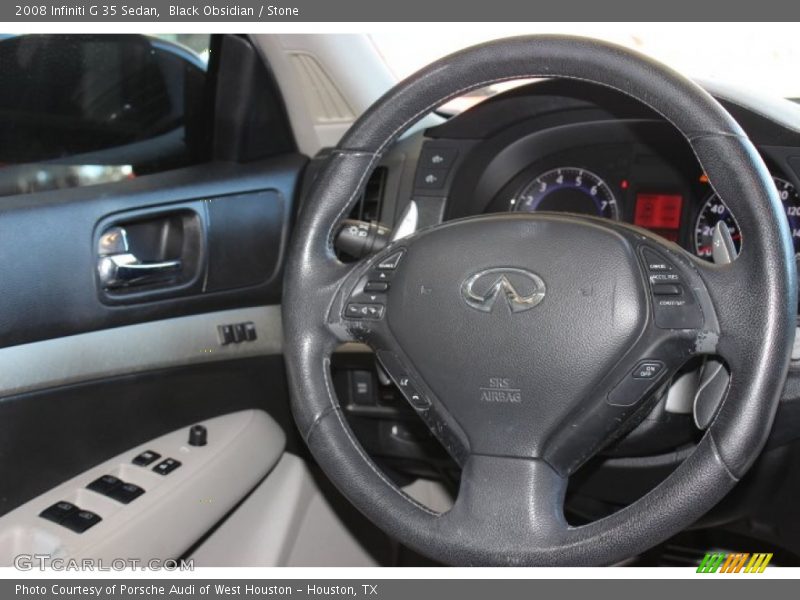 Black Obsidian / Stone 2008 Infiniti G 35 Sedan