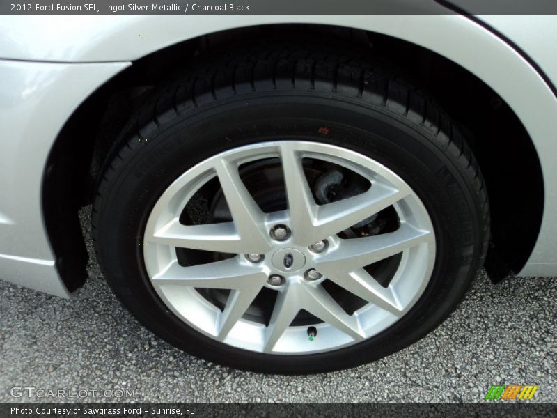 Ingot Silver Metallic / Charcoal Black 2012 Ford Fusion SEL