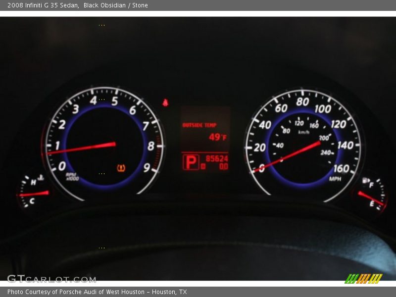 Black Obsidian / Stone 2008 Infiniti G 35 Sedan