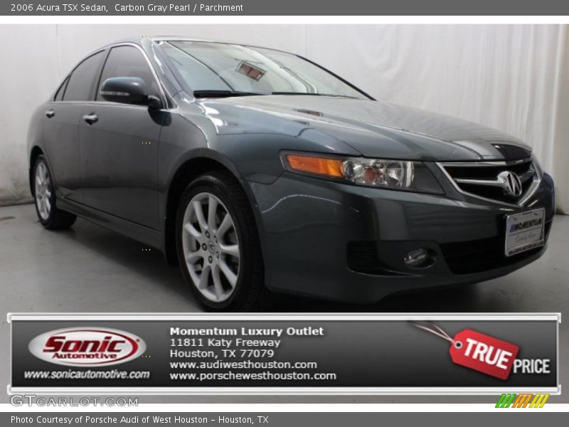 Carbon Gray Pearl / Parchment 2006 Acura TSX Sedan